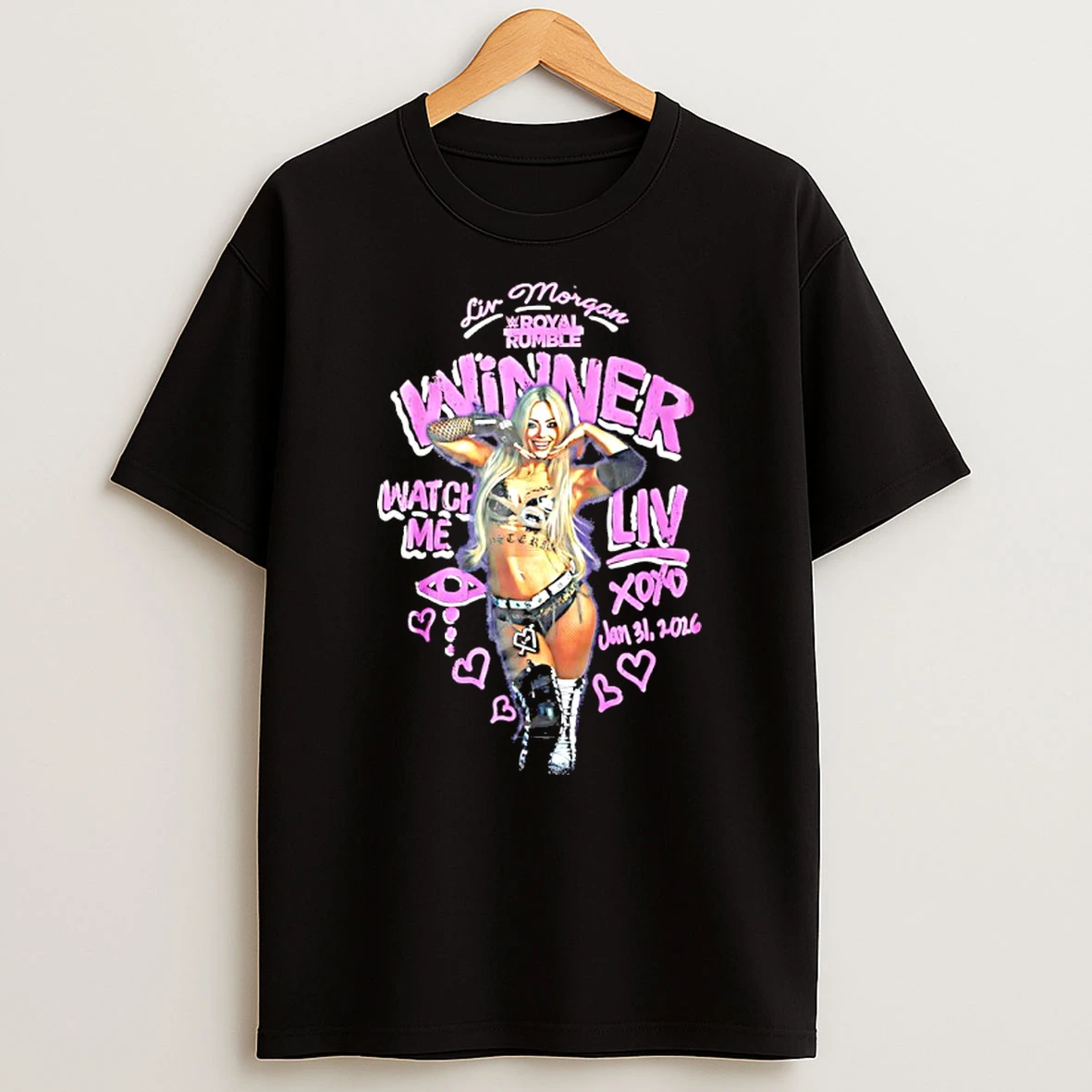 Liv Morgan Wwe Winner Watch Me Jan 31 2026 Shirts