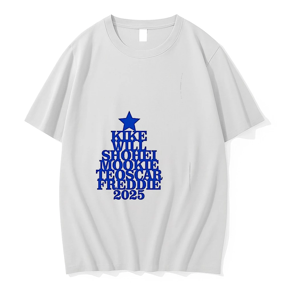 Los Angeles Dodgers Kike Will Shohei Mookie Teoscar Freddie 2025 Name Player Woman Shirts