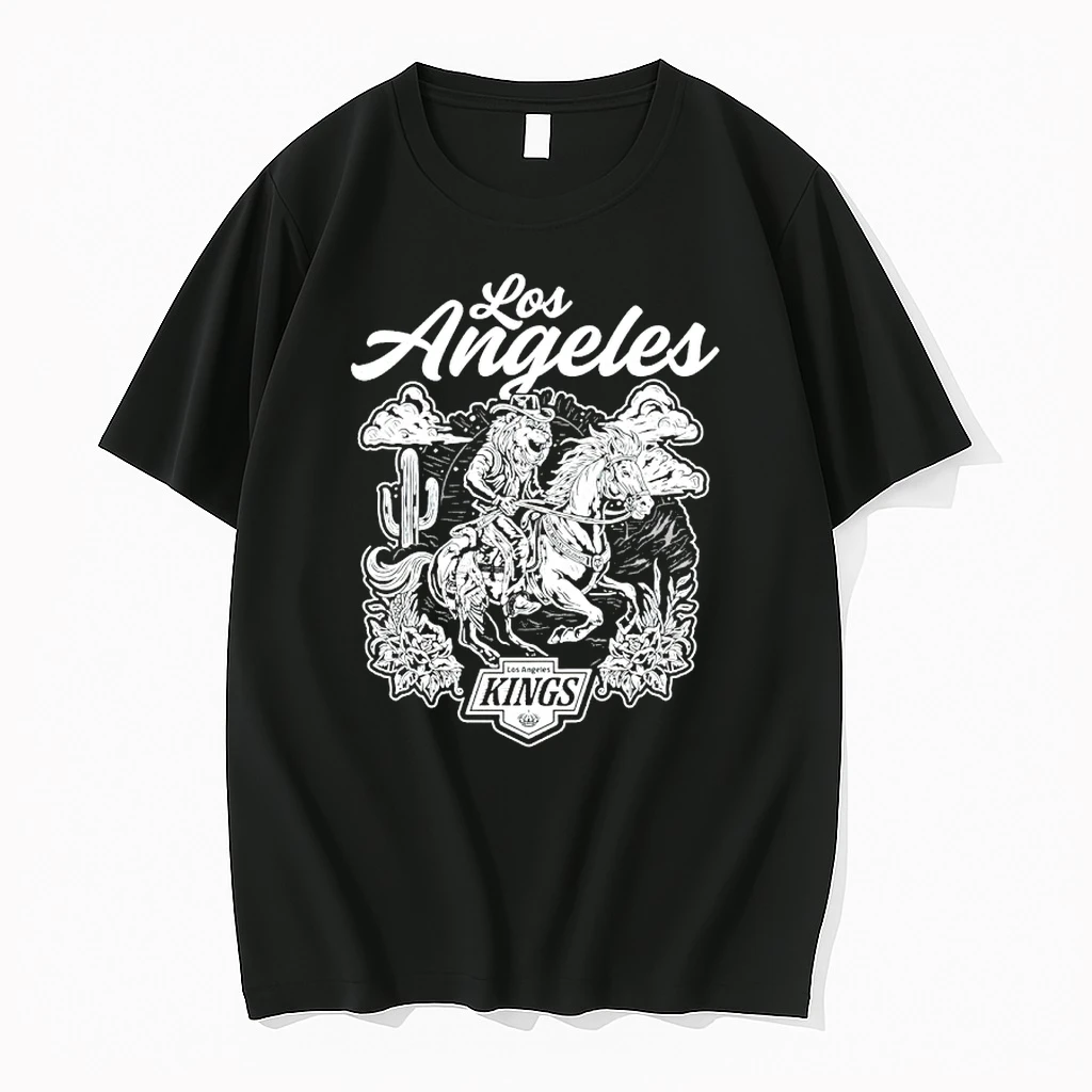Los Angeles Kings Lion Riding Horse Shirts