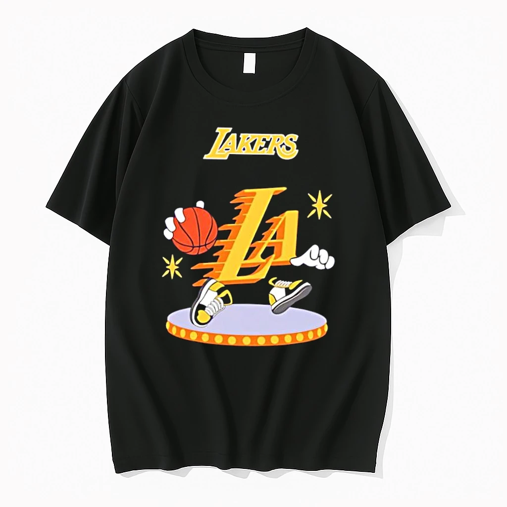 Los Angeles Lakers La Basketball Cartoon Character Mascot Shirts