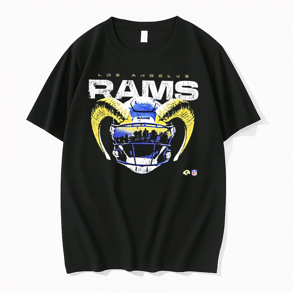Los Angeles Rams Horned Helmet Skyline Nfl Shirts