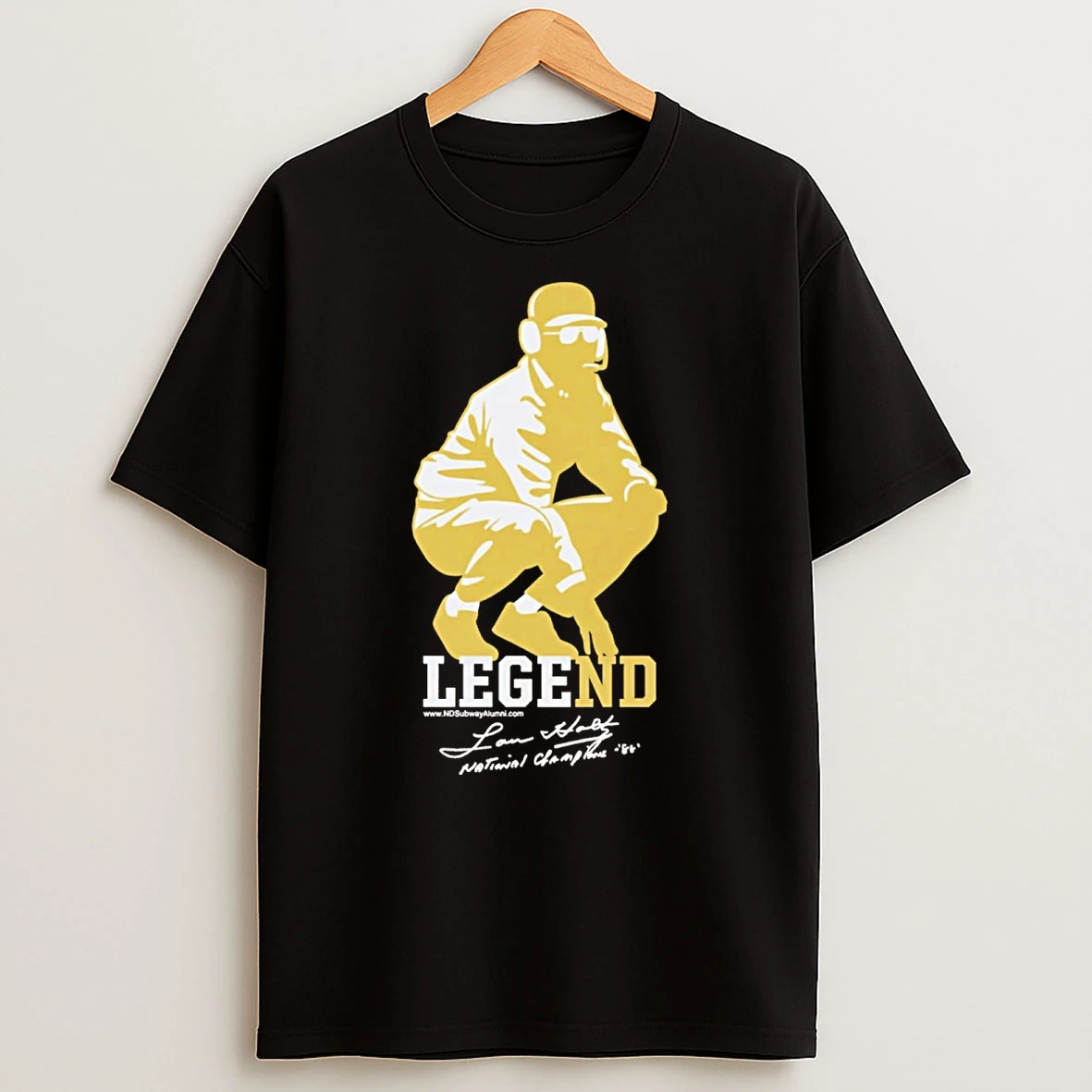 Lou Holtz Legend National Champions Notre Dame Lou Holtz 1973 2026 Shirts