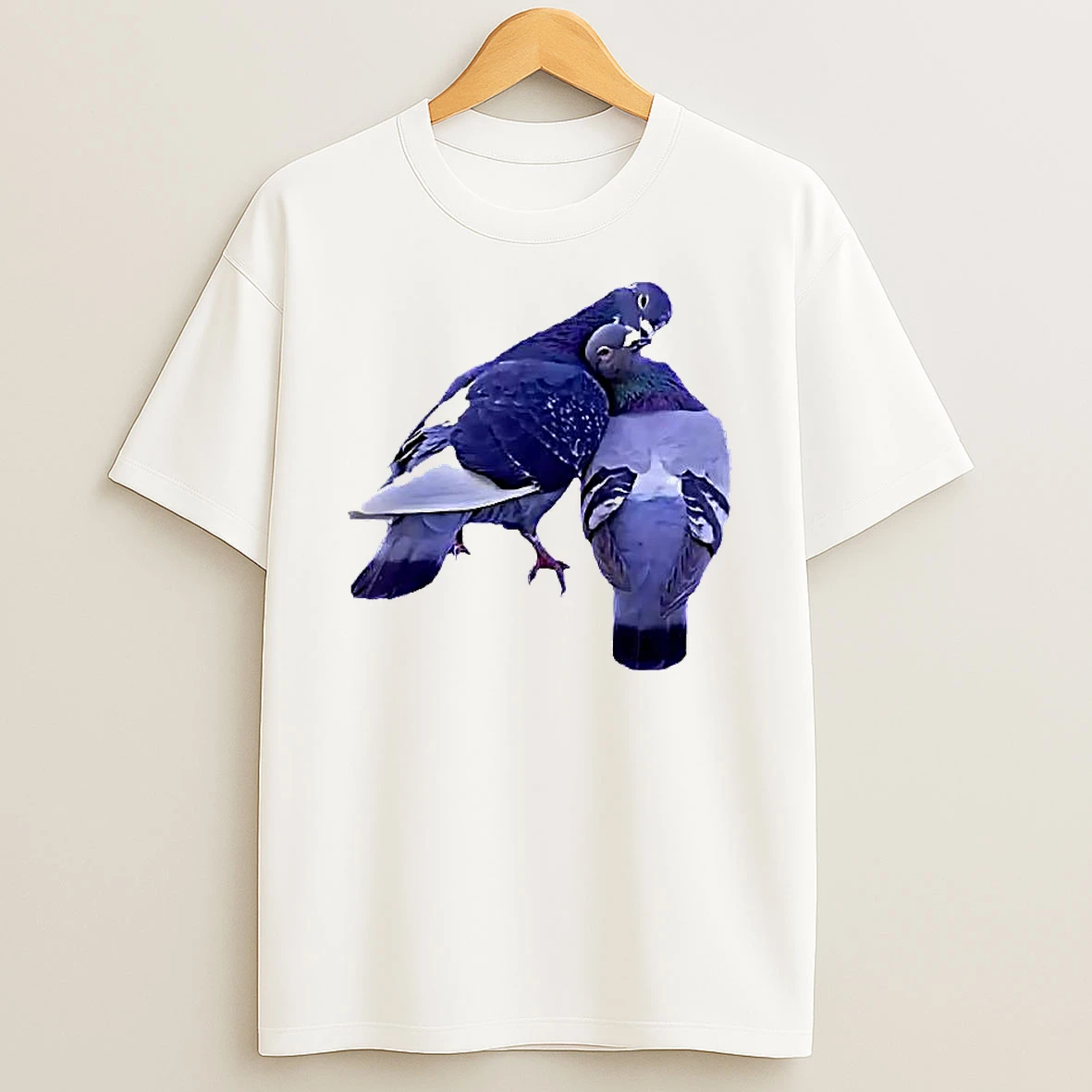 Love Doves Pigeon Bird Woman Shirts