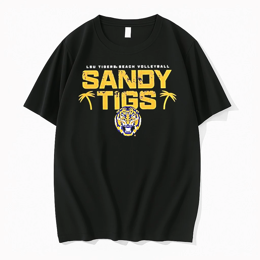 Lsu Tigers Sandy Tigs Beach Volleyball Shirts