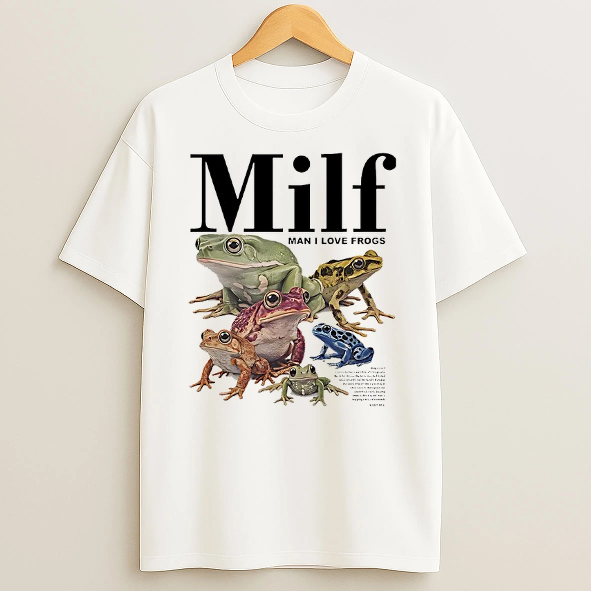 Milf Man I Love Frogs Funny Shirts