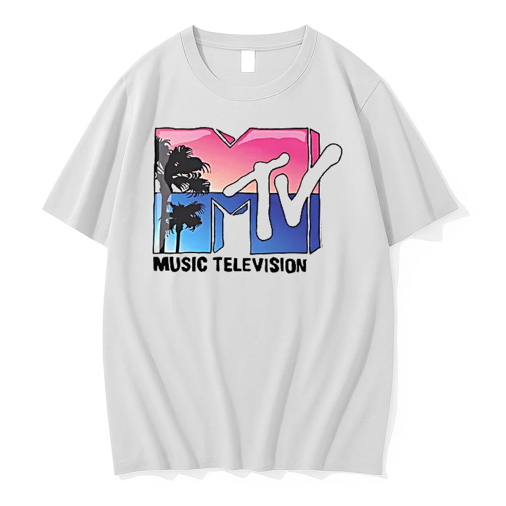 Mtv Music Television Palm Springs Classic Logo Woman Shirts