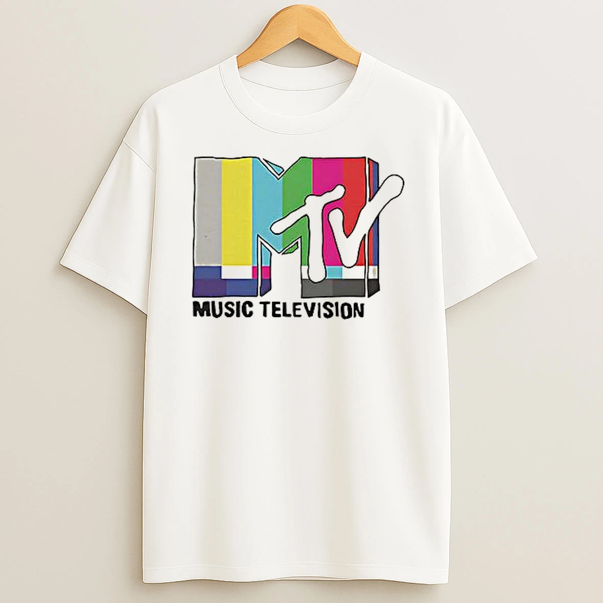 Mtv Music Television Static Classic Logo Woman Shirts