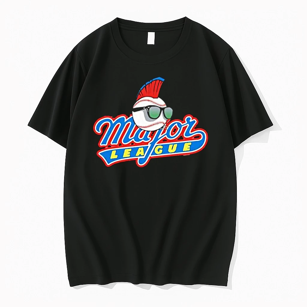 Major League Baseball With Mohawk And Sunglasses Graphic Shirts