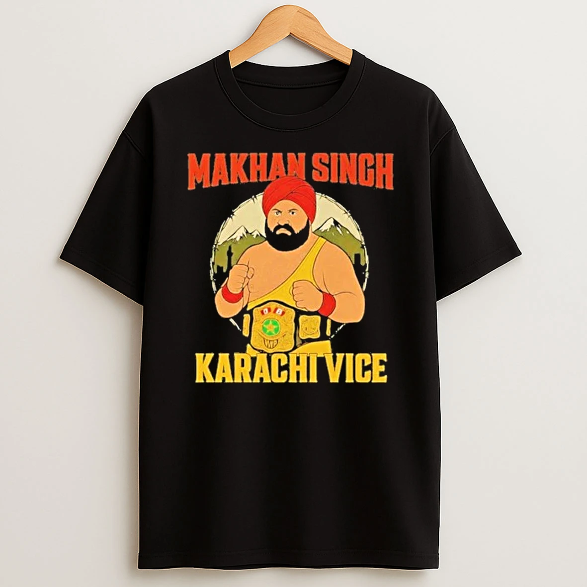 Makhan Singh Karachi Vice Professional Wrestler Tour 2026 Shirts