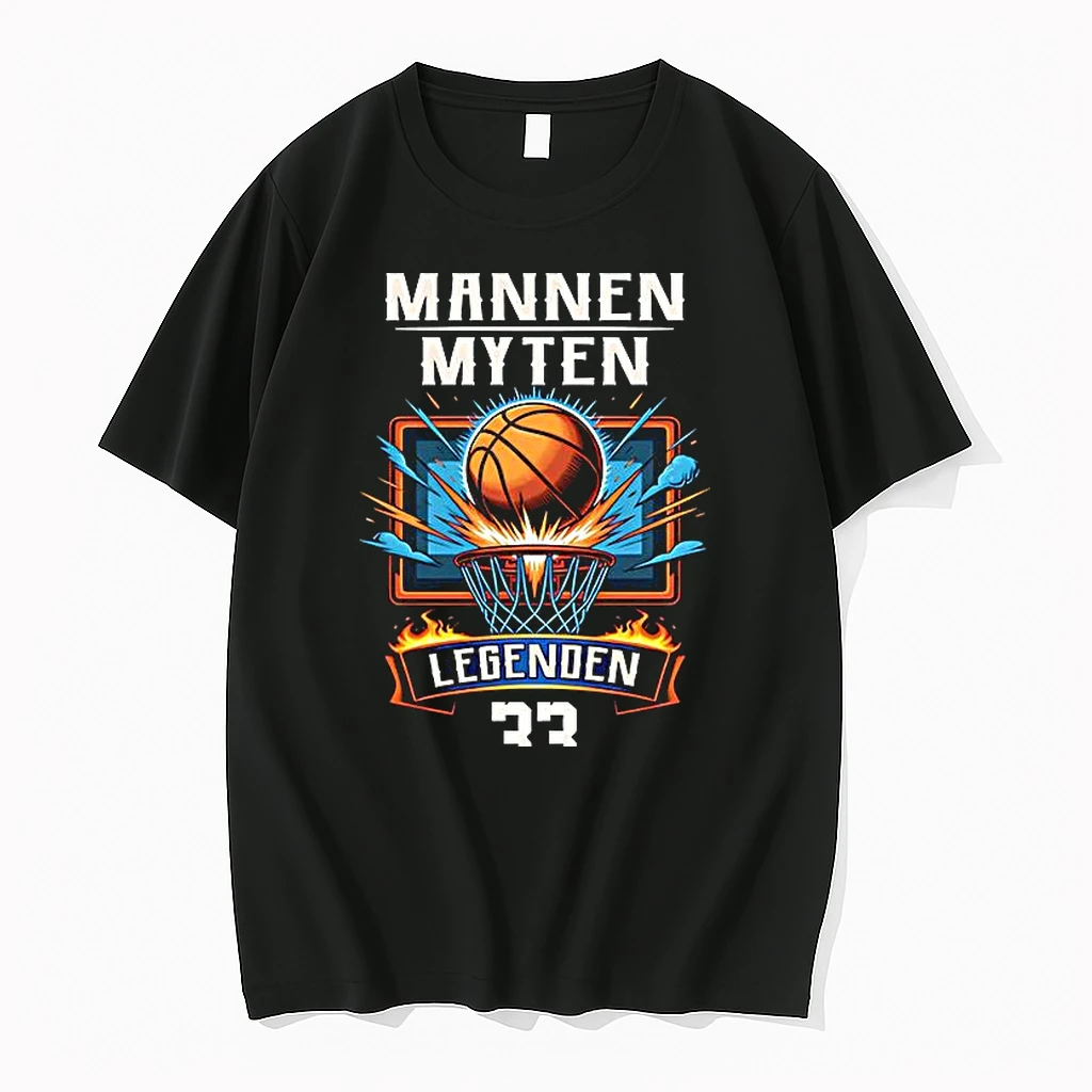Mannen Myten Legenden 33 Basketball Woman Shirts