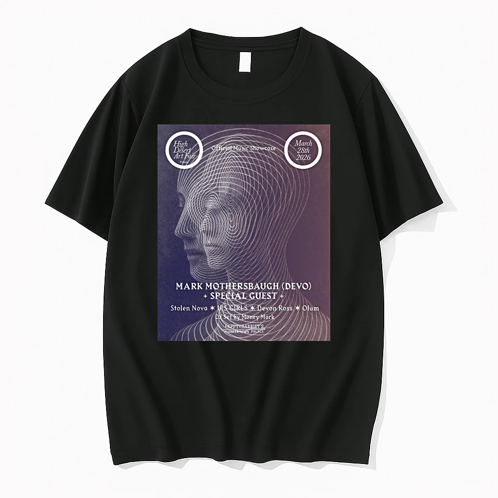 Mark Mothersbaugh March 28 2026 Pioneertown Ca Concert Shirts