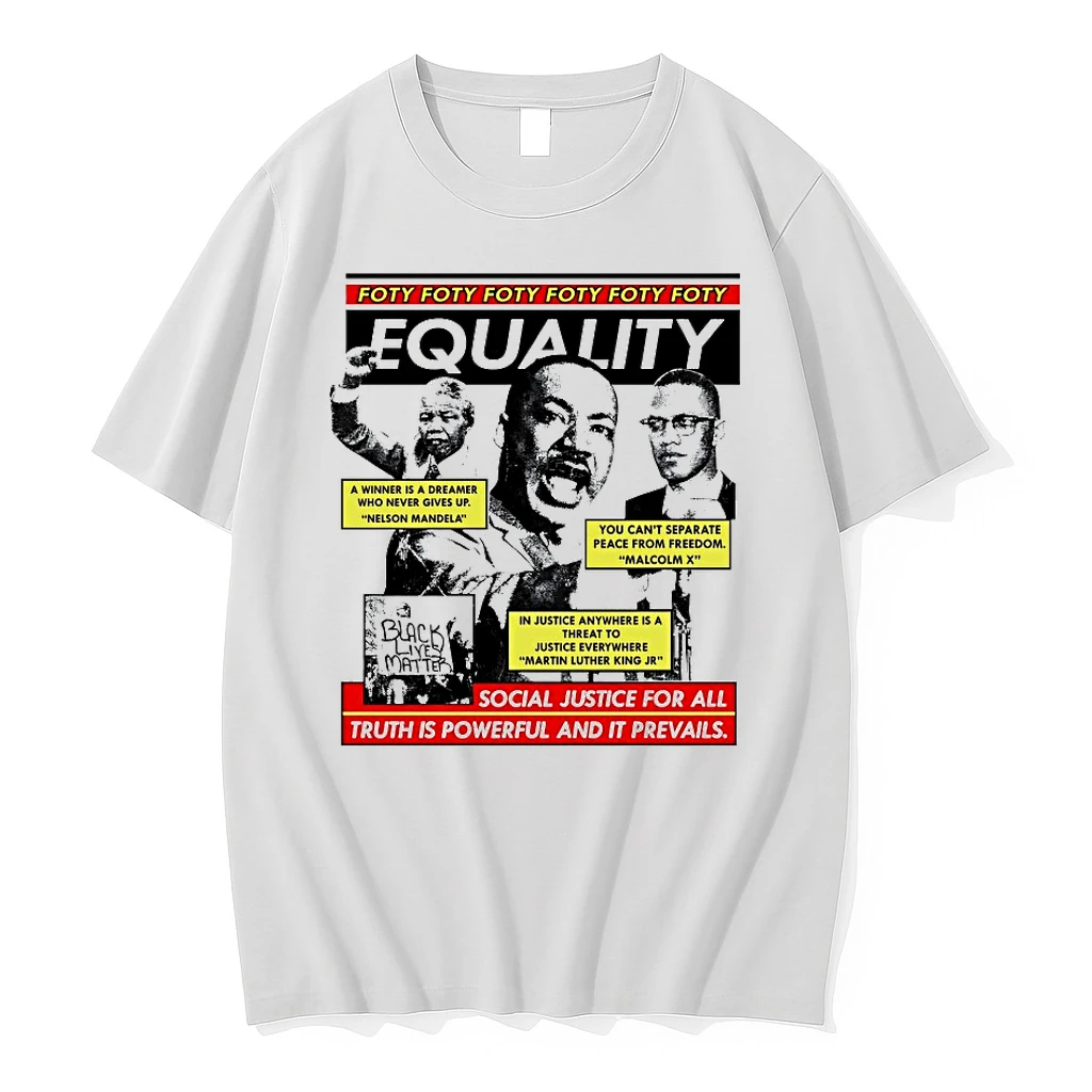 Martin Luther King Equality Social Justice For All Shirts