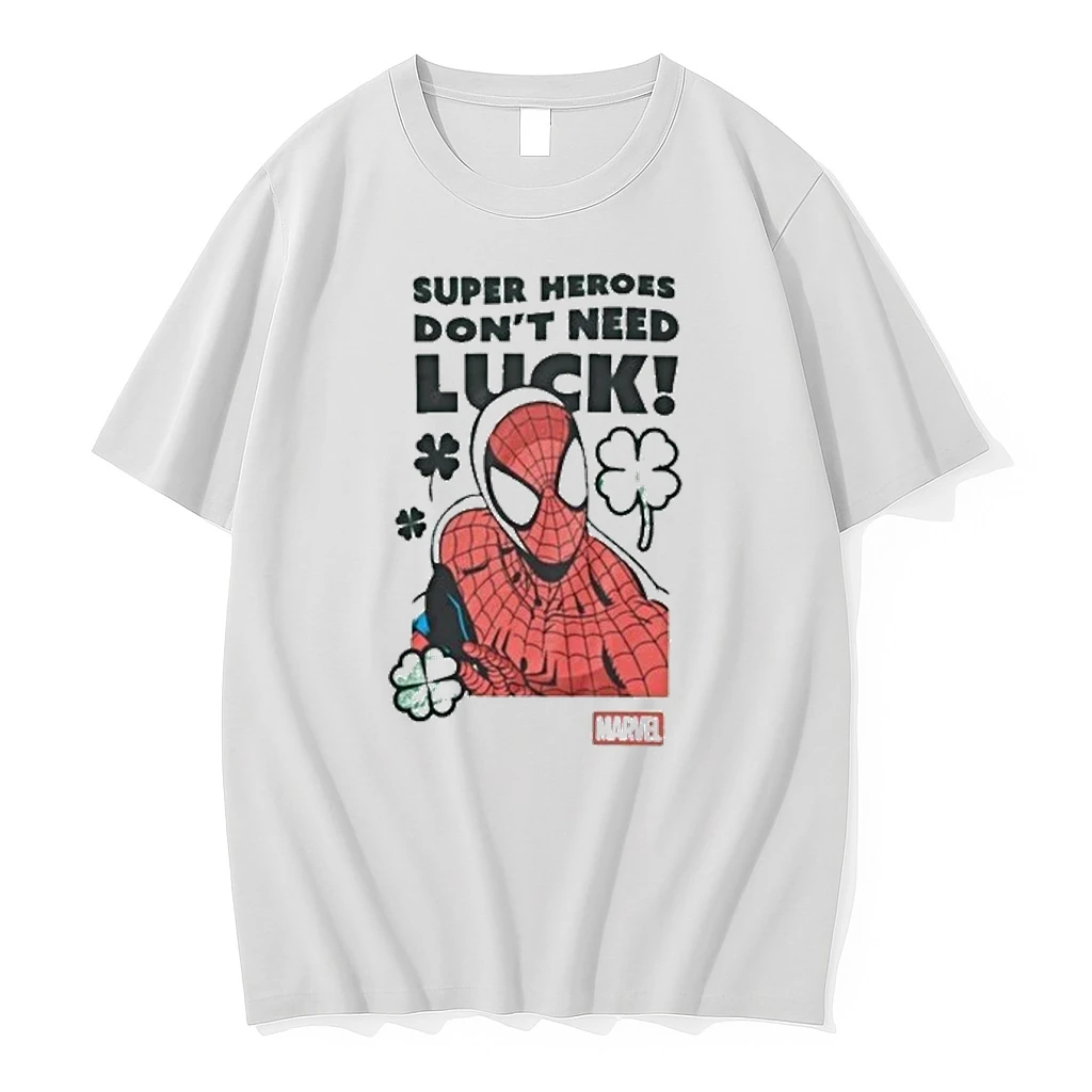 Marvel Spider Man Superheroes Dont Need Luck Tour 2026 Shirts