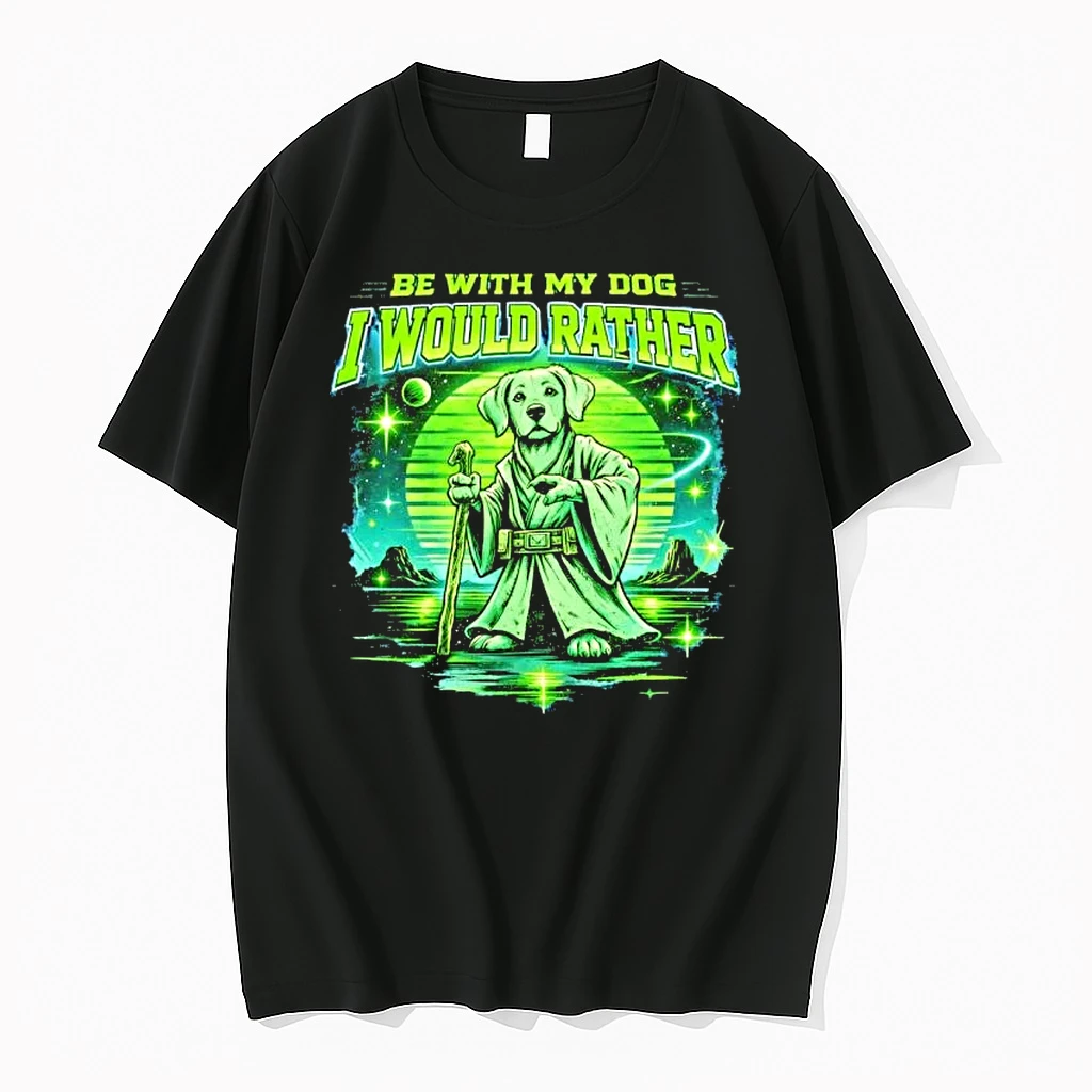Master Doga Space Vibes Be With My Dog I Would Rather Shirts