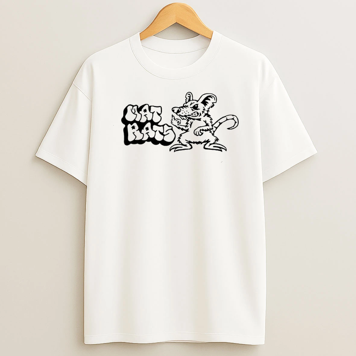 Mat Rats Cartoon Angry Mouse Graffiti Style Graphic Shirts