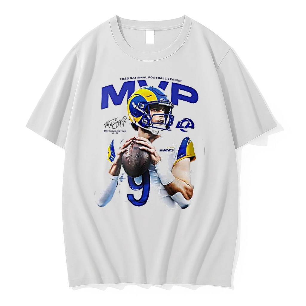 Matthew Stafford Mvp 2025 National Football League Signature Woman Shirts