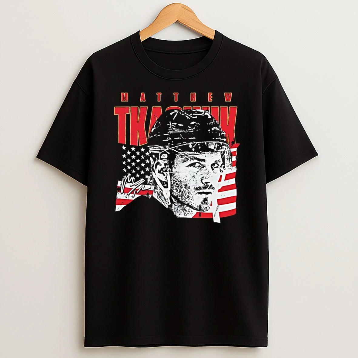 Matthew Tkachuk Florida Panthers Usa Profile Signature Shirts