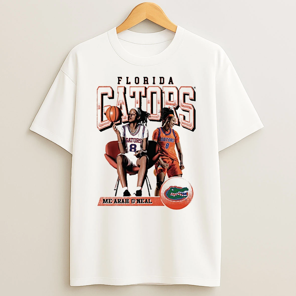 Mearah Oneal Florida Gators Basketball 90s Vintage Shirts