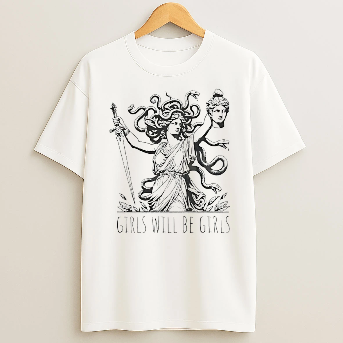 Medusa Victorious Girls Will Be Girls Graphic Shirts