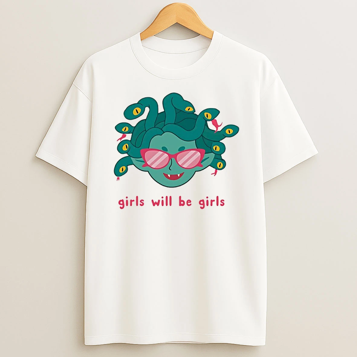 Medusa Girls Will Be Girls Funny Shirts