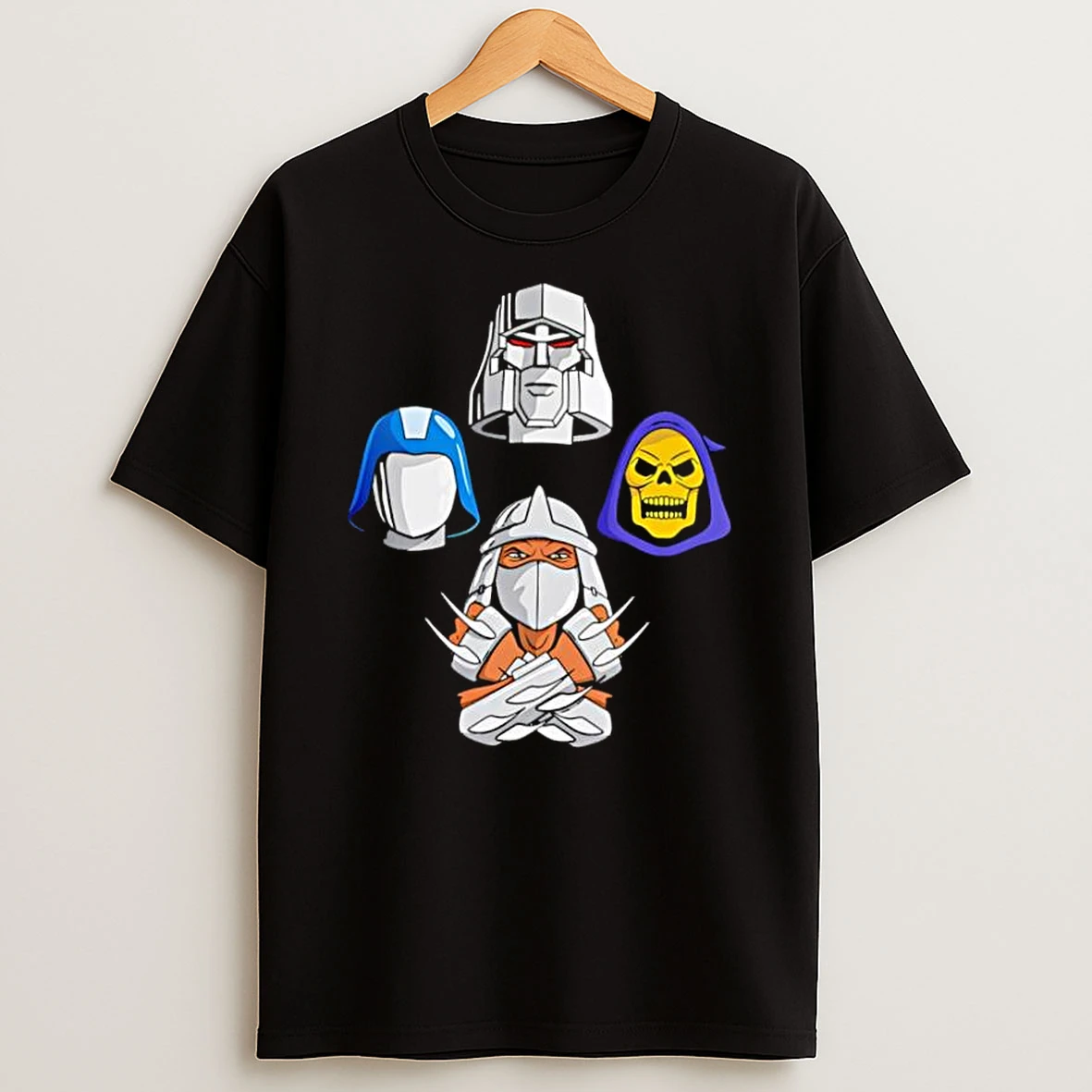 Megatron Cobra Commander Skeletor Shredder 80s Cartoon Shirts