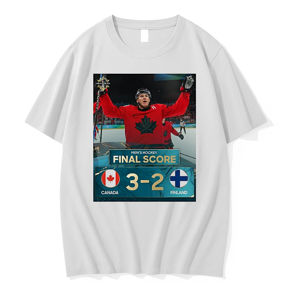 Mens Hockey Final Score 3 2 Canada Finland Winter Olympics 2026 Shirts