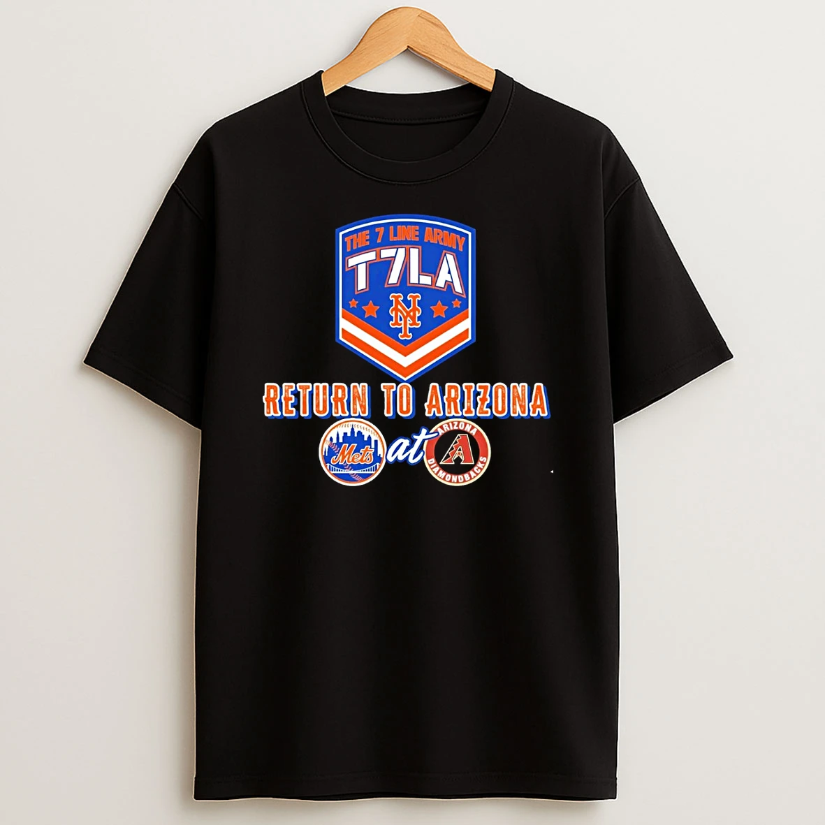 Mets Vs Arizona The 7 Line Army Return To Arizona 2026 Logos Shirts