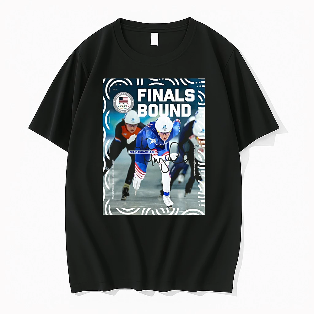 Mia Manganello Finals Bound Womens Mass Start Olympic Winter Games Milano Cortina 2026 Signature Shirts