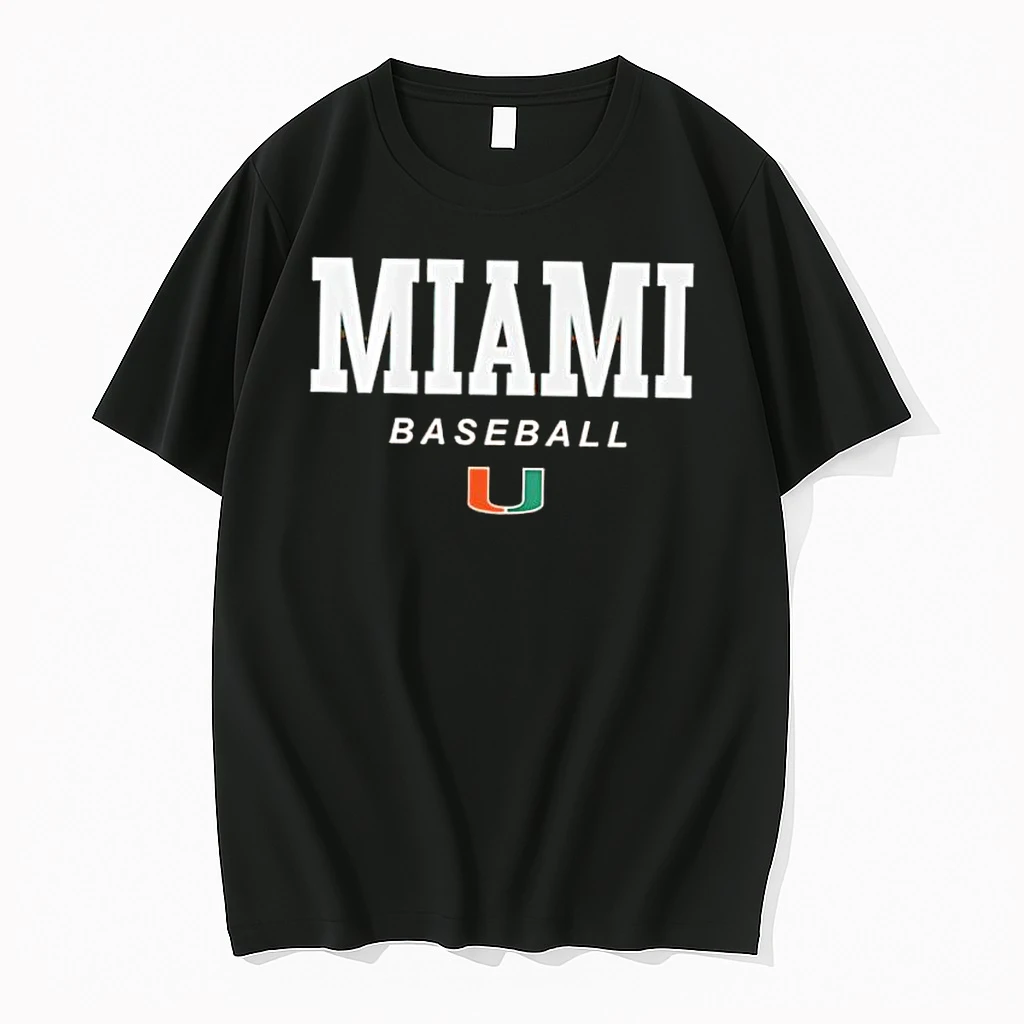 Miami Baseball University Of Miami Hurricanes U Logo Shirts