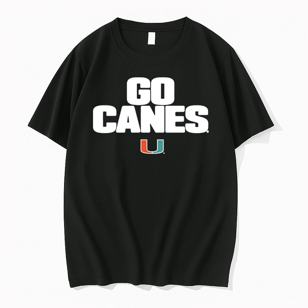 Miami Hurricanes Go Canes Team Slogan Shirts