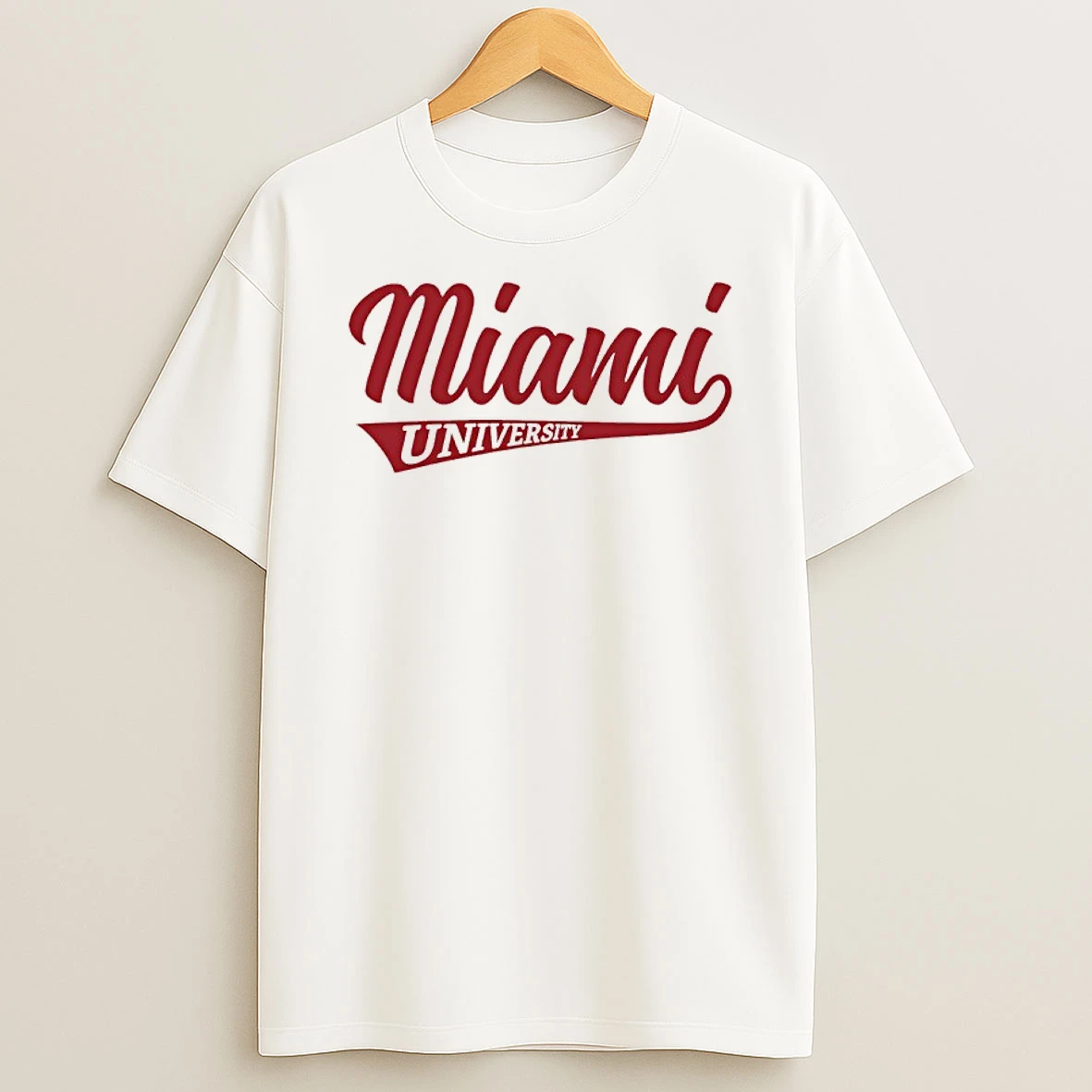 Miami Oh Redhawks Loog Classic Script Shirts