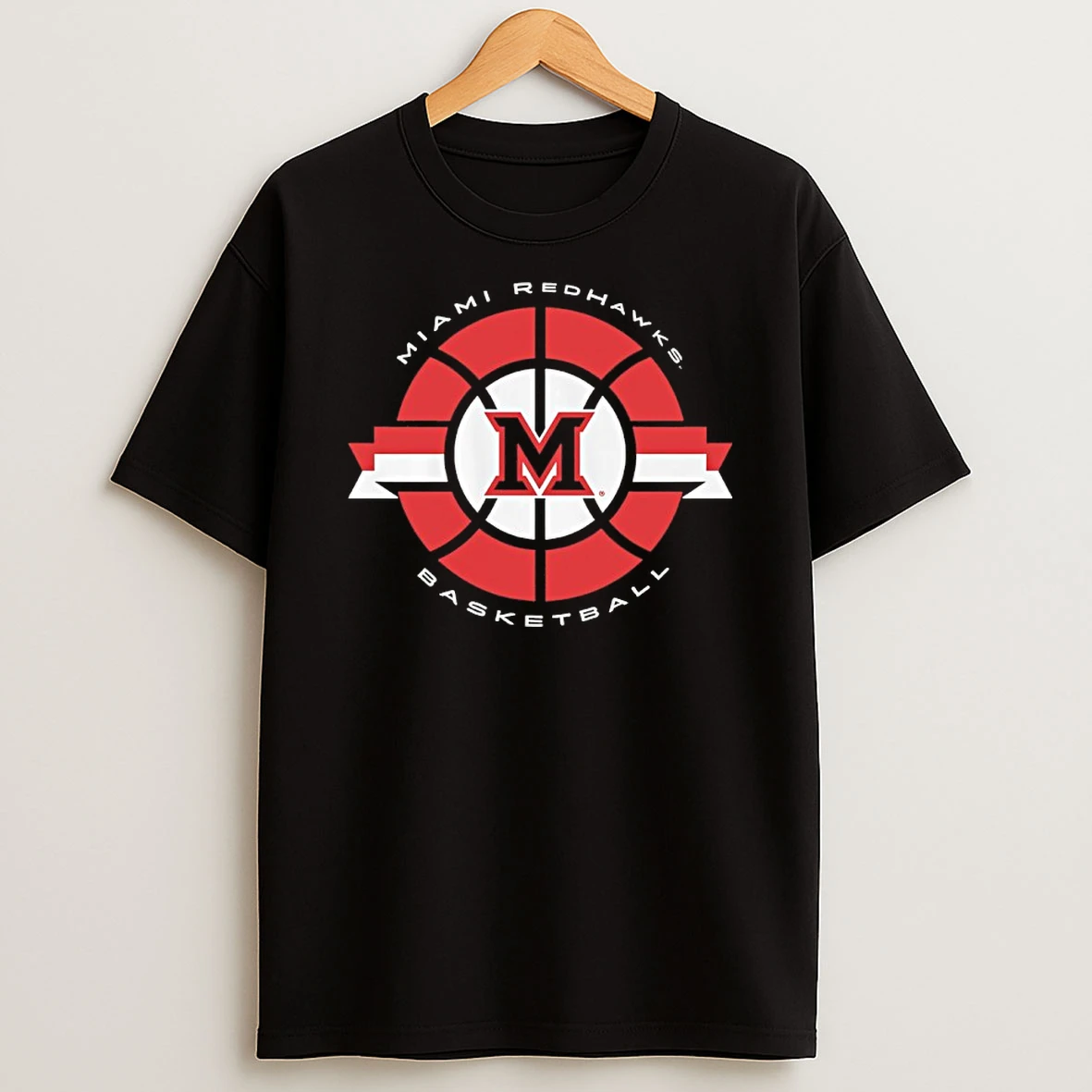 Miami Redhawks Oh Basketball Classic Circle Shirts