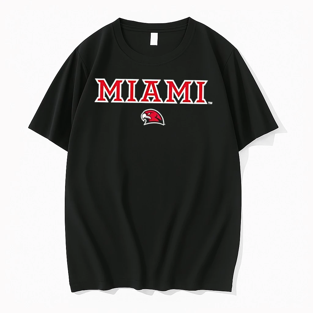 Miami University Redhawks Bird Head Logo Shirts