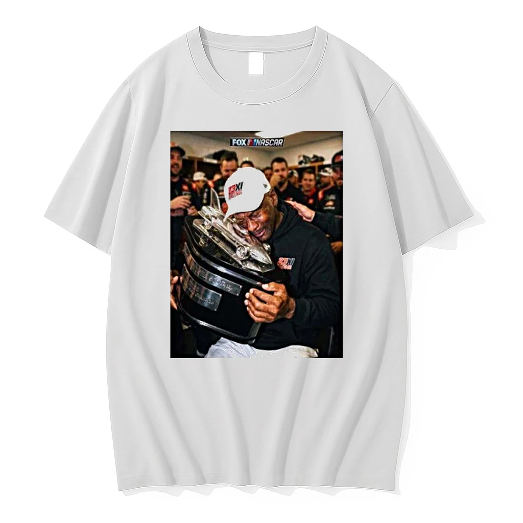 Michael Jordan Nascar Daytona 500 Winner Holding Trophy Shirts