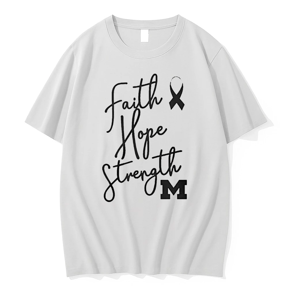 Michigan Faith Hope Strength Awareness Ribbon Shirts