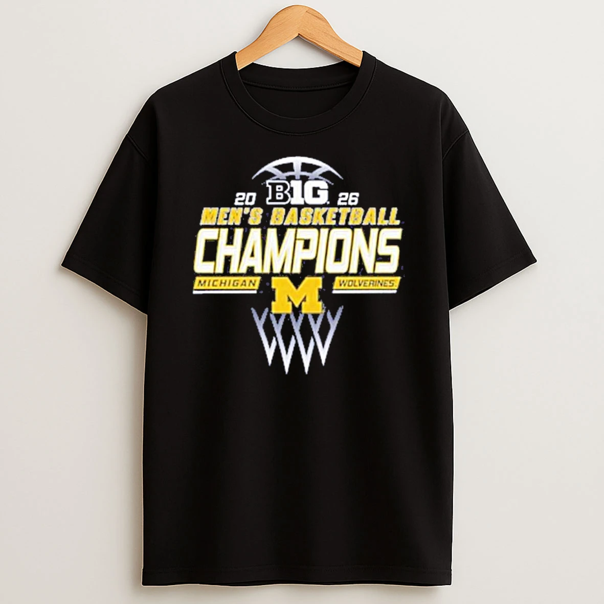 Michigan Wolverines 2026 Big Ten Mens Basketball Regular Season Champions Shirts