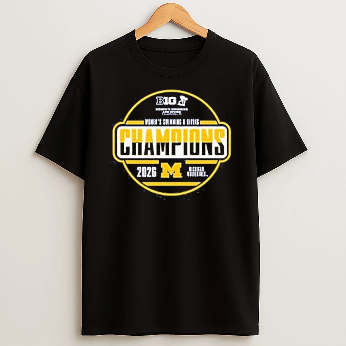 Michigan Wolverines 2026 Womens Big Ten Swim Dive Champions Shirts