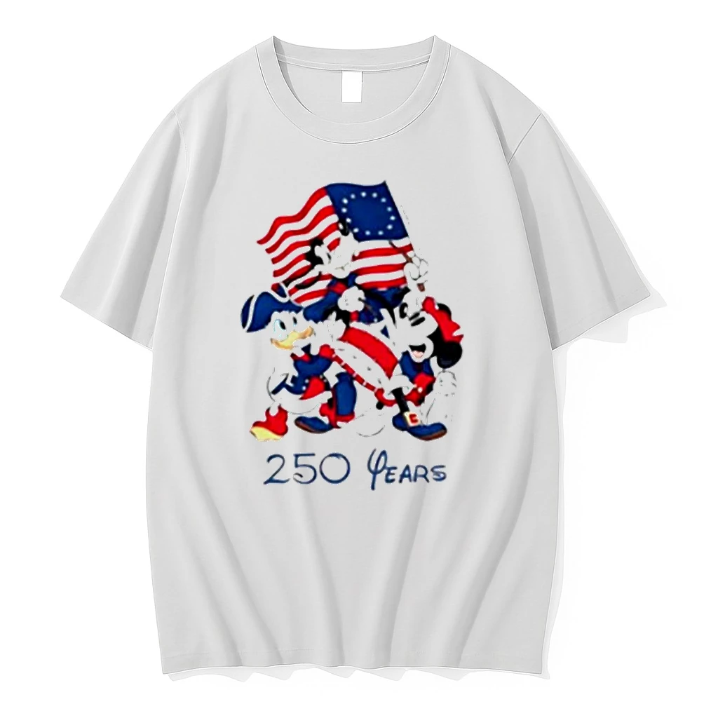 Mickey Mouse America 250th Anniversary Disney Animation Retro Shirts