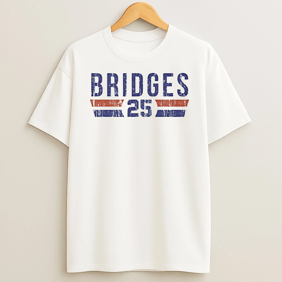 Mikal Bridges 25 New York Knicks Player Name And Number Shirts