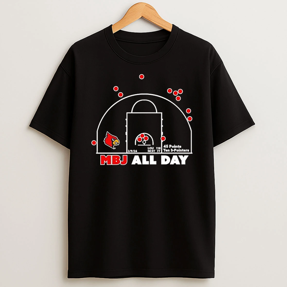 Mikel Brown Jr Freshman Scoring Record Mbj All Day Shirts