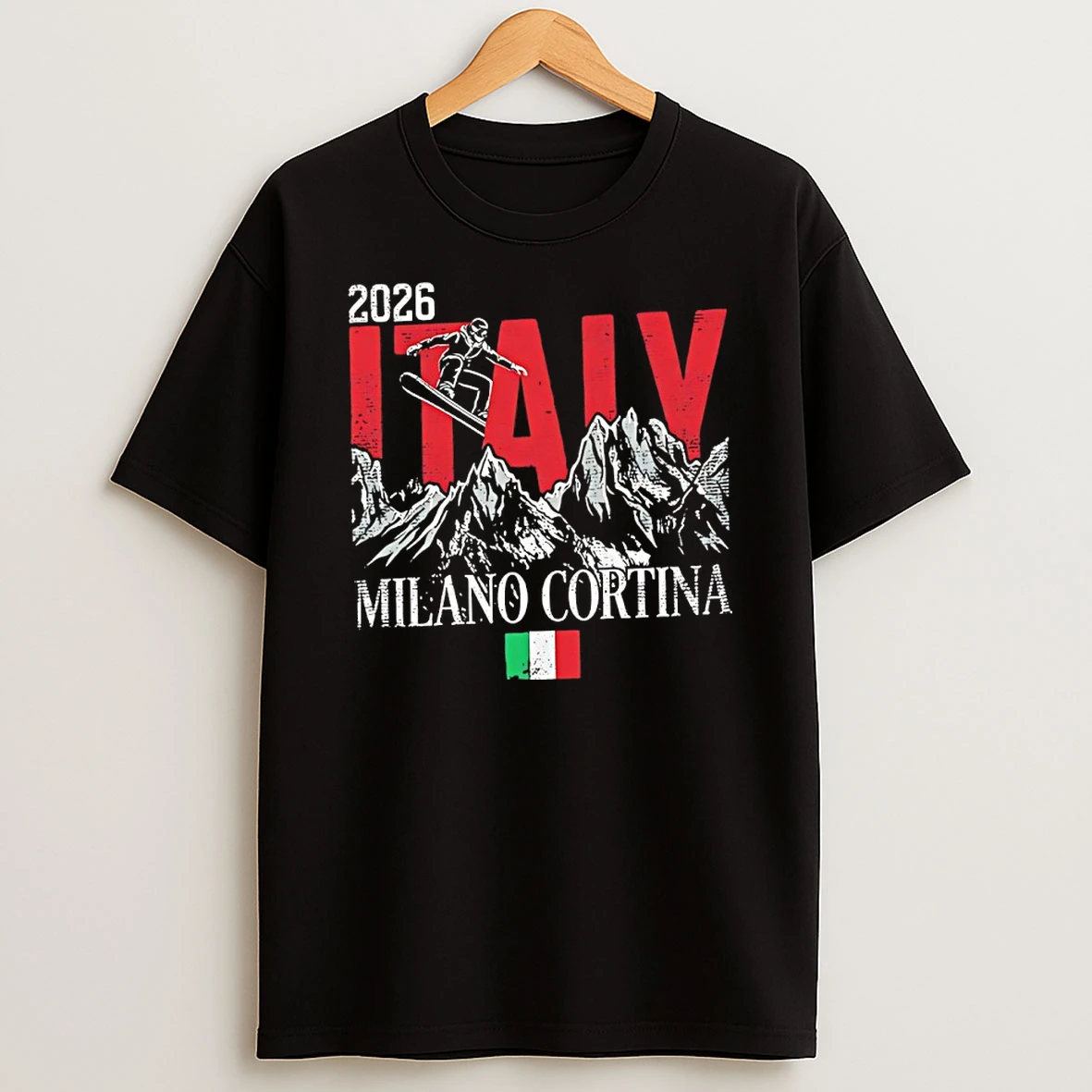 Milano Cortina 2026 Snowboard Italy Shirts