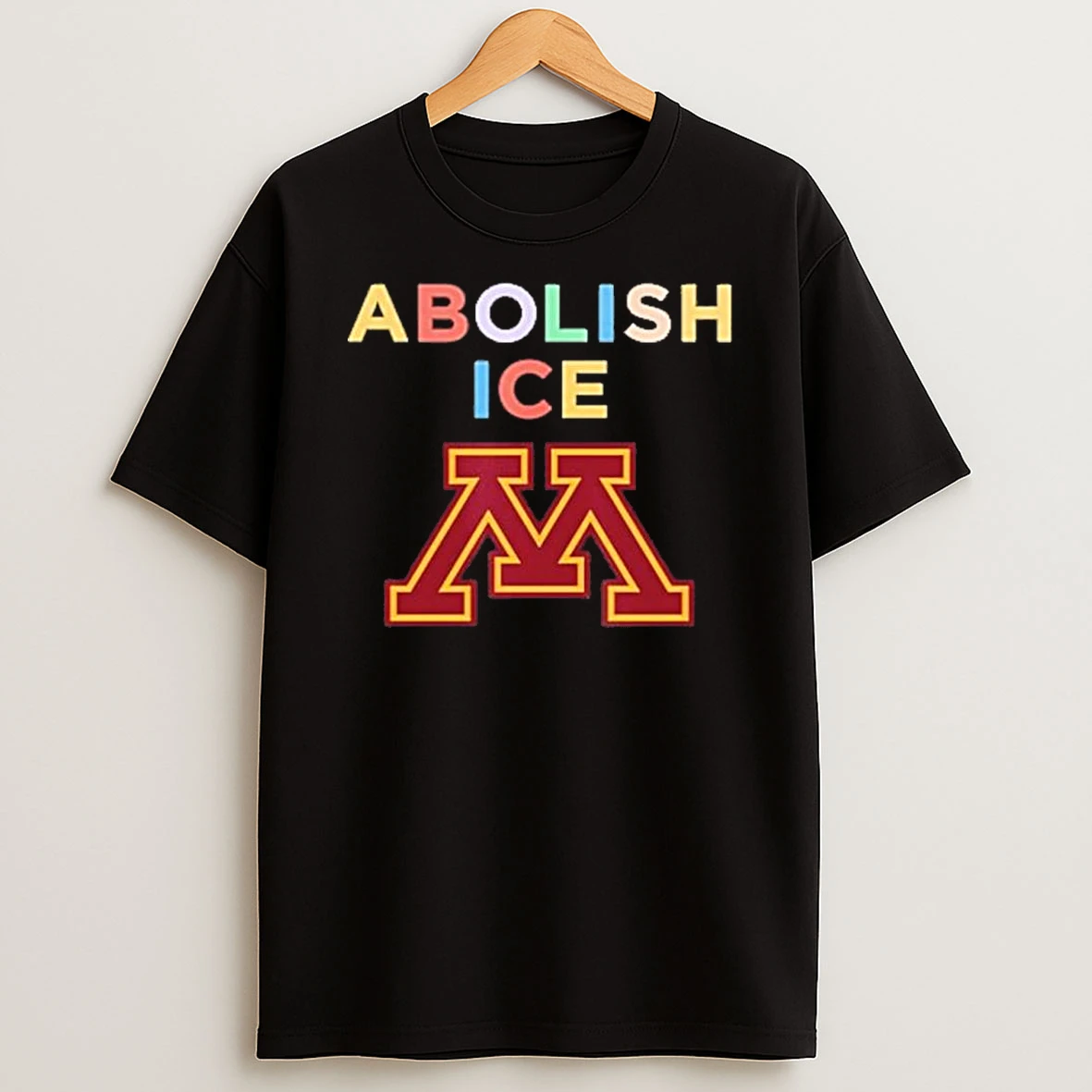 Minnesota Golden Gophers Abolish Ice Shirts