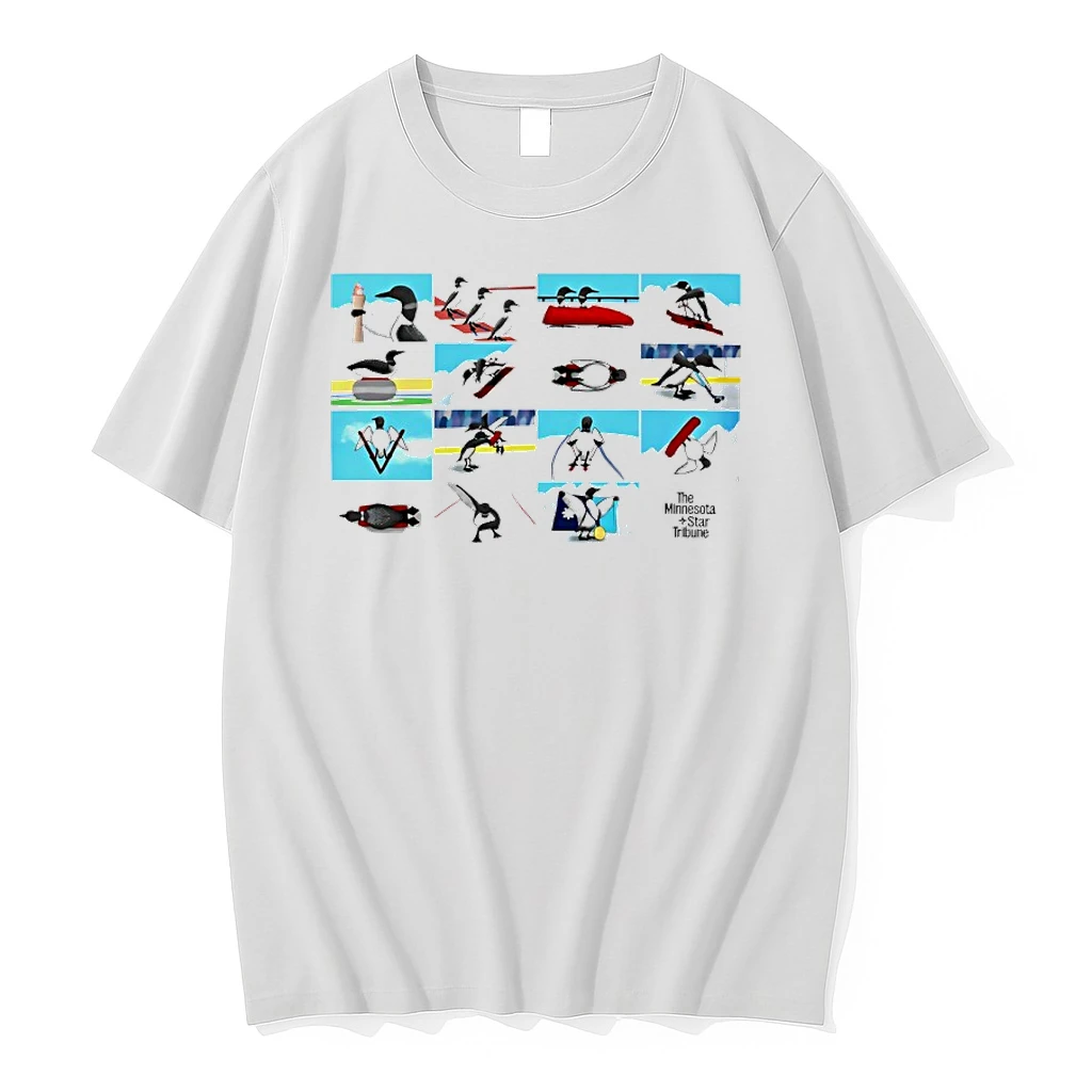 Minnesota Olympics 2026 Winter Games Star Tribute Loon Shirts
