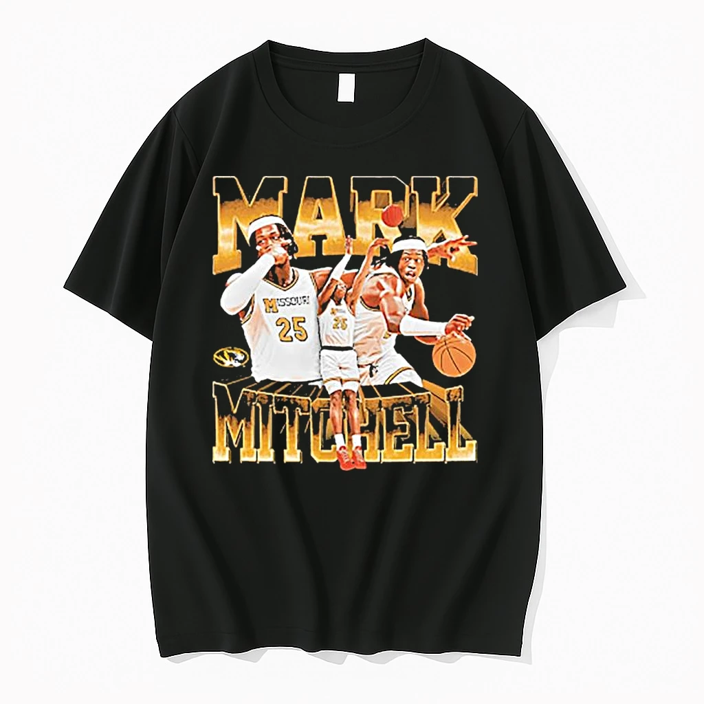 Mizzou Tigers Mark Mitchell Basketball Player Shirts