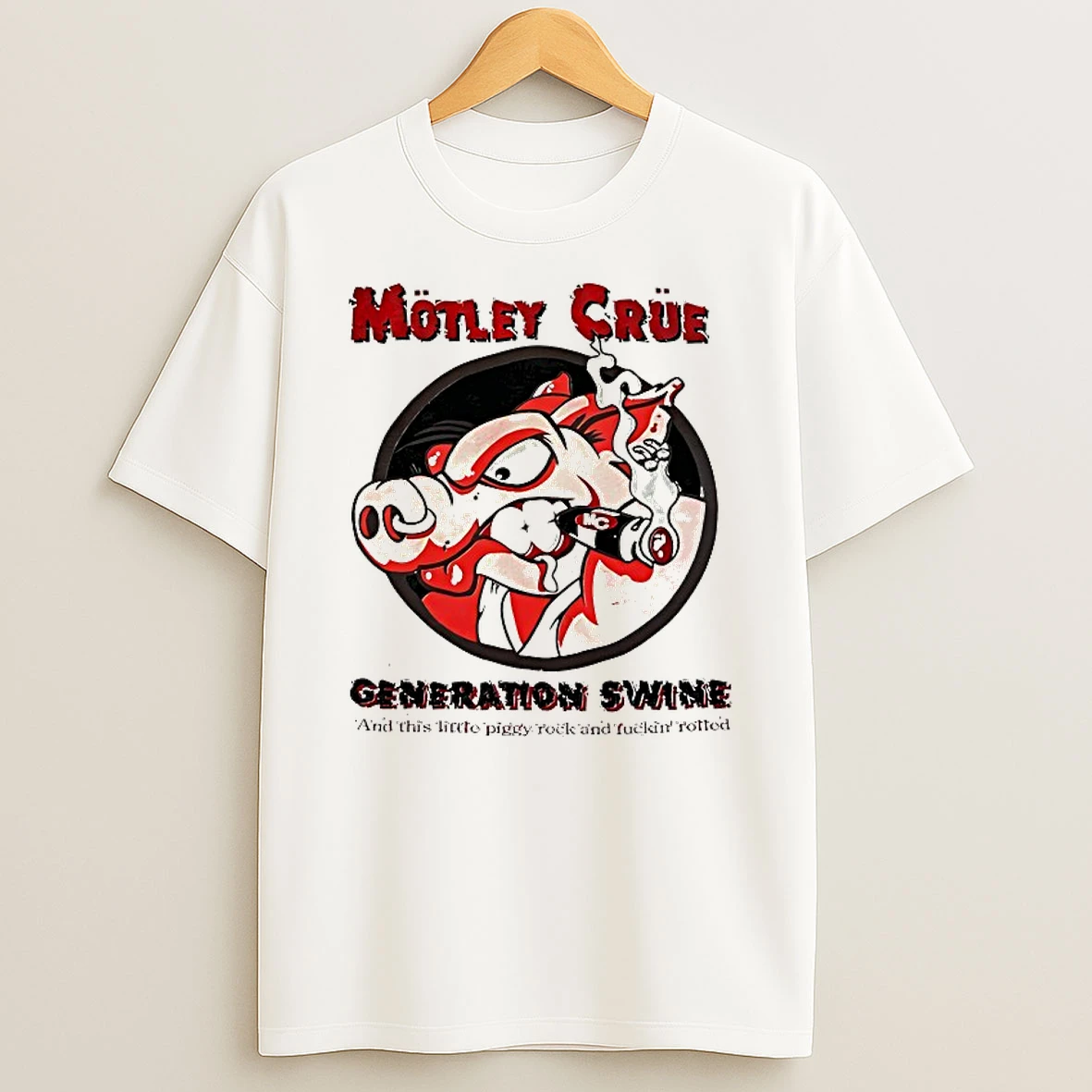Motley Crue Generation Swine Shirts