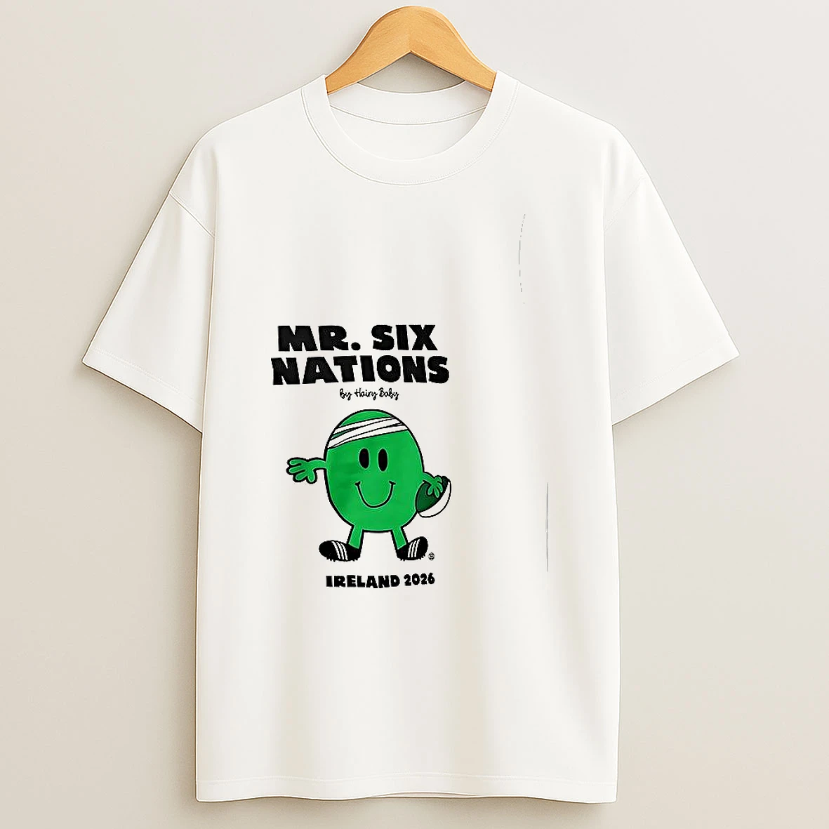 Mr Six Nations By Hairy Baby Ireland 2026 Woman Shirts