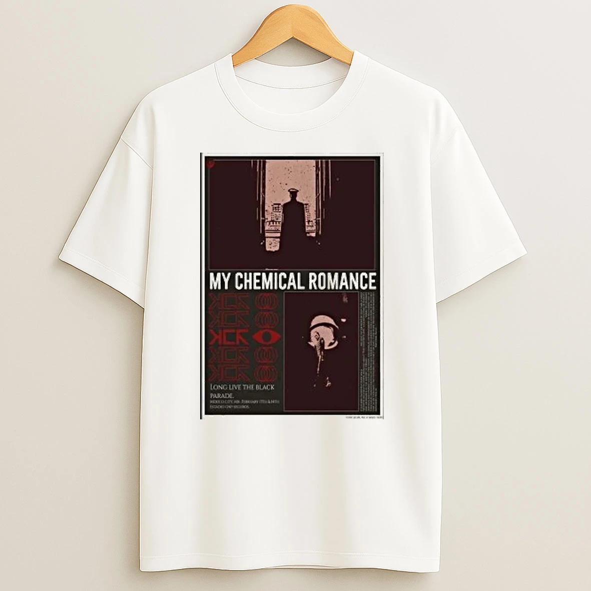 My Chemical Romance February 13 2026 At Estadio Gnp Seguros Show Shirts