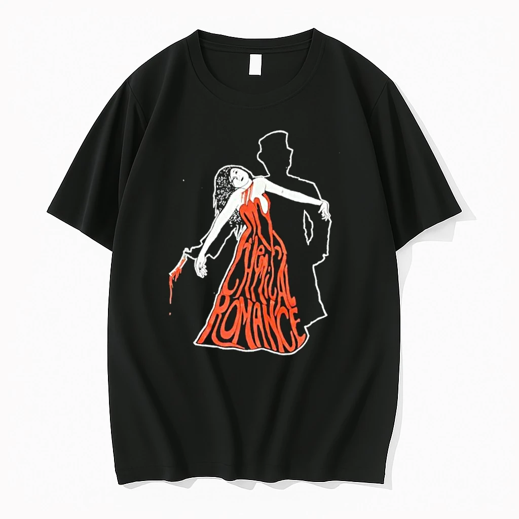 My Chemical Romance Woman In Red Dress With Knife Shirts