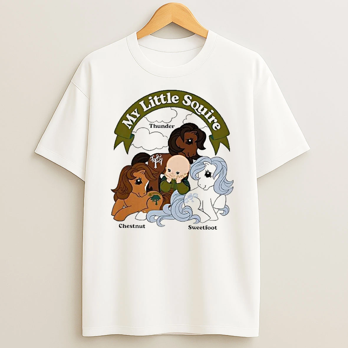 My Little Squire Thunder Chestnut Sweetfoot Pony Woman Shirts