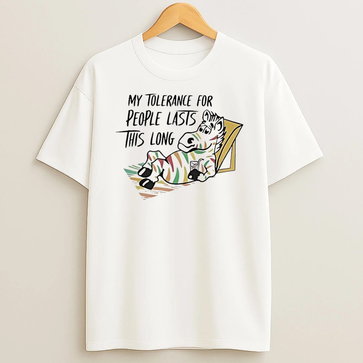 My Tolerance For People Lasts This Long Shirts